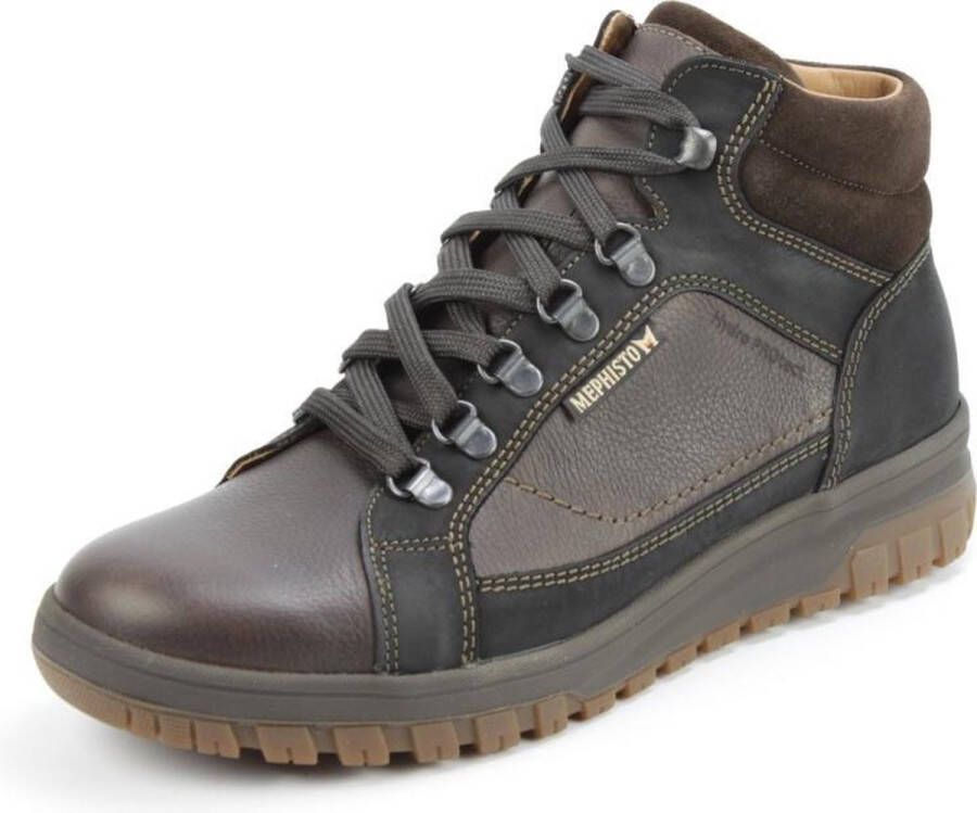 Mephisto PITT NEVADA Volwassenen sneakers veterschoenVrije tijd half-hoog Bruin - Foto 10