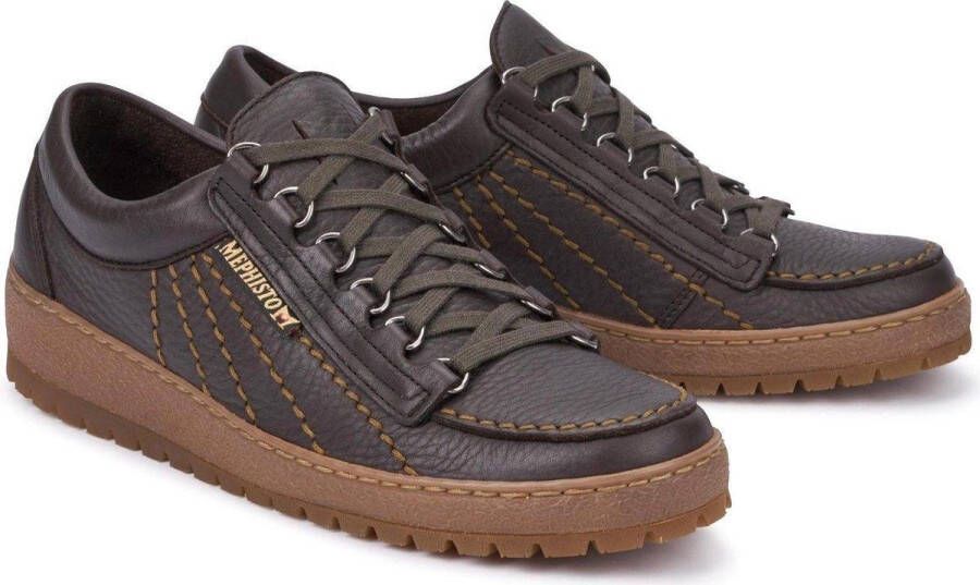 Mephisto RAINBOW OREGON CasualHeren sneakersHeren veterschoenVrije tijdsschoenen Bruin