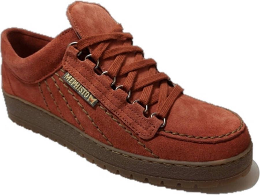 Mephisto Rainbow Veterschoen Rust Roestbruin Suède 8½ 42½ - Foto 2