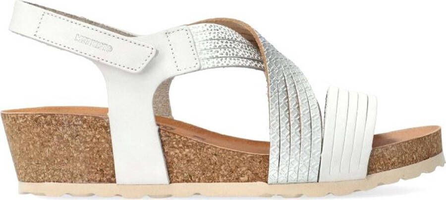 Mephisto Trendy Leren Sandaal voor Dames White Dames