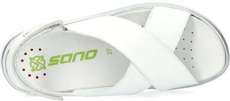 Mephisto Sano Nola dames rollende wandelsandaal wit