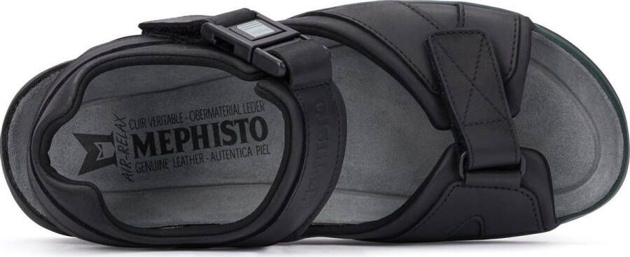 Mephisto Shark fit heren sandaal zwart