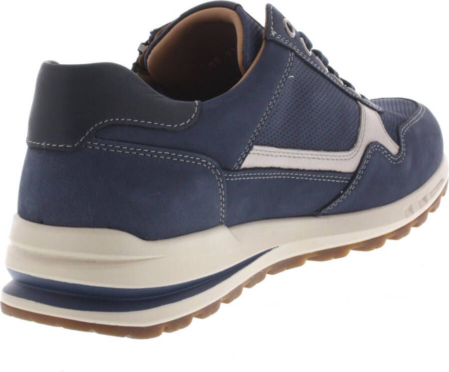 Mephisto Sneaker Bradley Navy Blauw Nubuck 8½ 42½