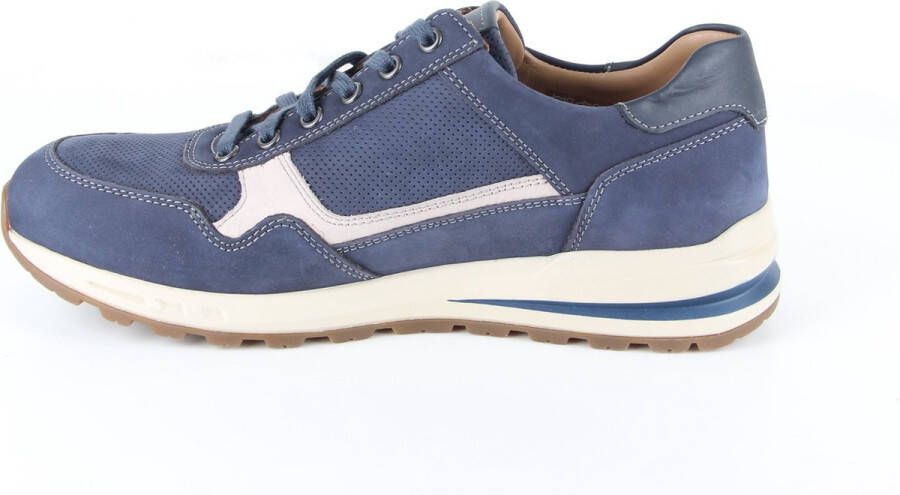 Mephisto Sneaker Bradley Navy Blauw Nubuck 8½ 42½