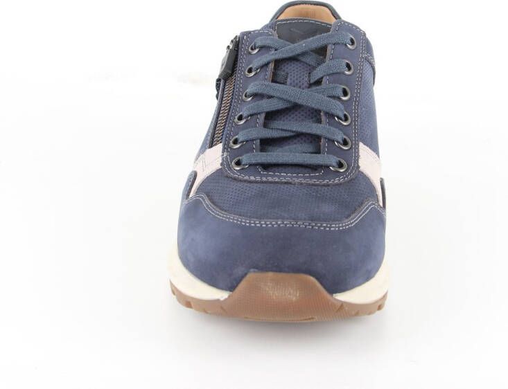 Mephisto Sneaker Bradley Navy Blauw Nubuck 8½ 42½