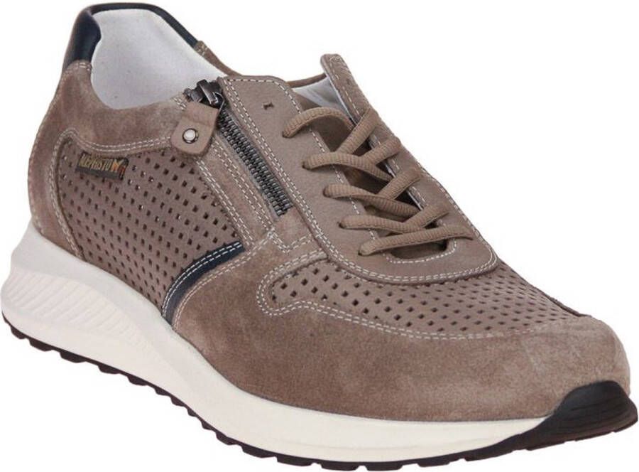 Mephisto Sneaker Dino Perf Warm Grey Grijs Taupe