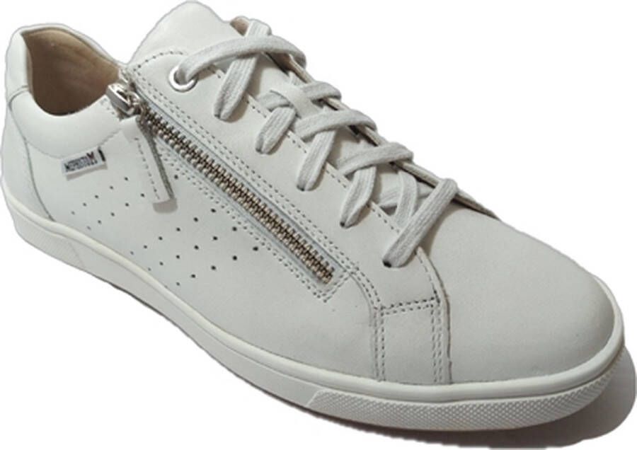 Mephisto Sneaker Nikita Wit Glad Leer