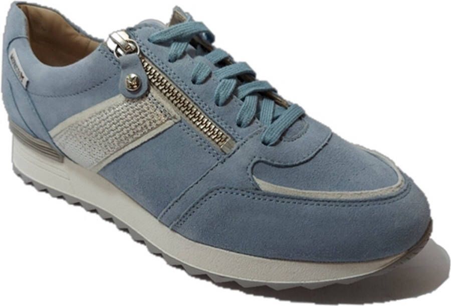 Mephisto Sneaker Toscana Sea Blue Licht Blauw Suède 5½ 38½ - Foto 3