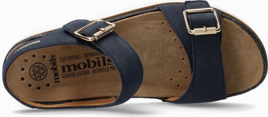 Mephisto TARINA BUCKSOFT MOBILS Volwassenen Sandalen met hak Blauw