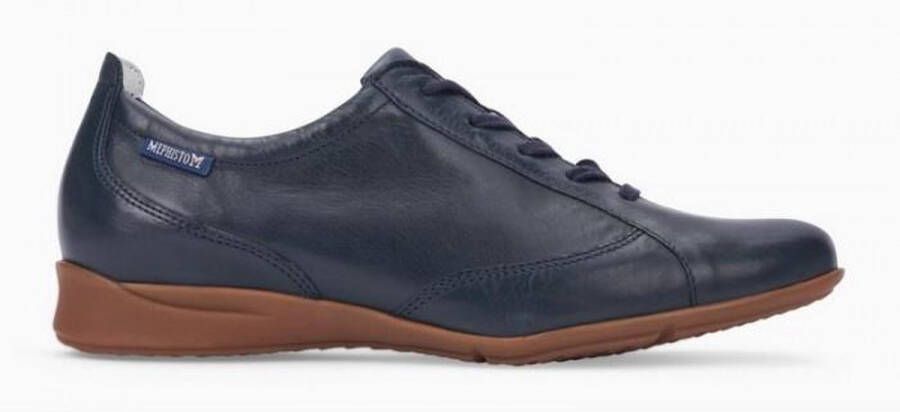 Mephisto Valentina dames veterschoen blauw