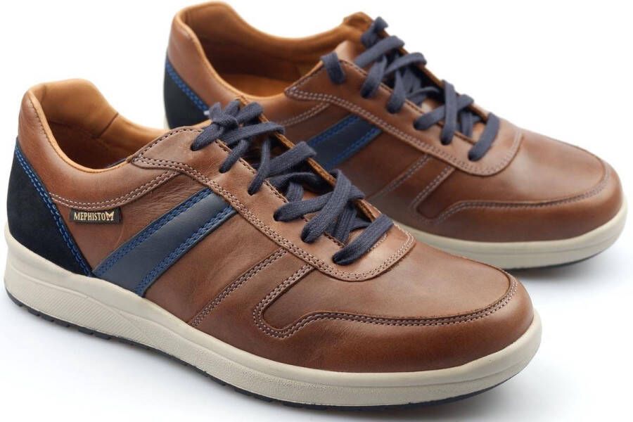 Mephisto Vito Veterschoenen Sneakers Bruin