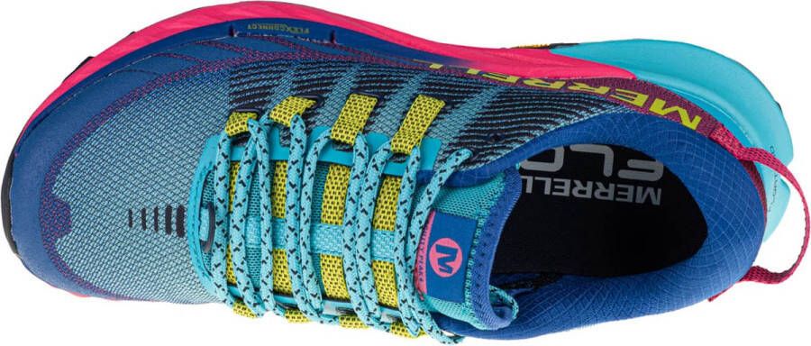 Merrell Agility Peak 4 Trail J135112 Vrouwen Blauw Hardloopschoenen