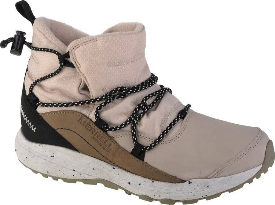 Merrell J036788 Volwassenen VeterlaarzenHoge sneakersDames veterschoenenHalf-hoge schoenen Wit beige