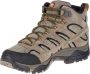 Merrell Moab 2 LTR Leather Mid GTX GORE-TEX Heren Wandelschoenen Outdoor Trekking Schoenen Leer Bruin J598233 - Thumbnail 4