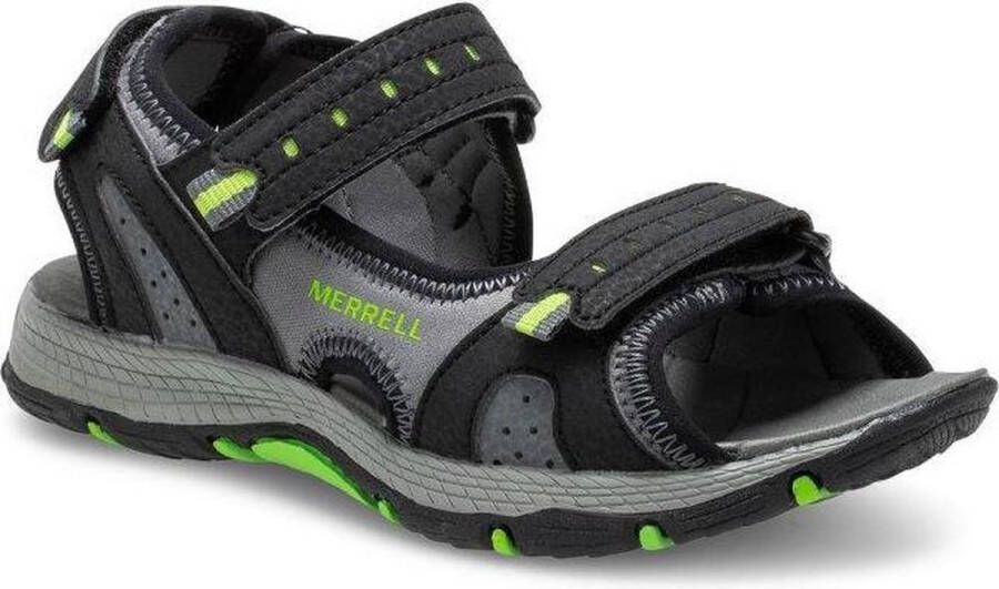 Merrell Panther 2.0 Wandelsandalen Kinderen Unisex Zwart-Lime