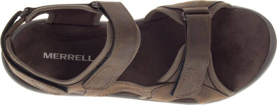 Merrell Sandalen Mannen donker bruin