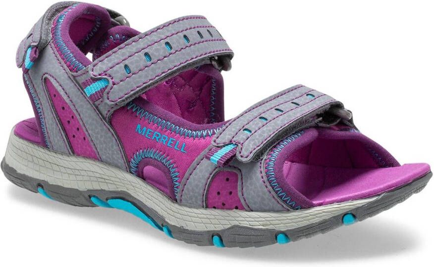 Merrell Sandalen Meisjes grijs paars blauw - Foto 4