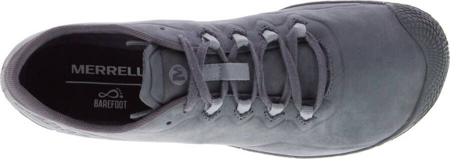 Merrell Vapor Glove 3 Luna Leather Hardloopschoenen Heren Donkergrijs