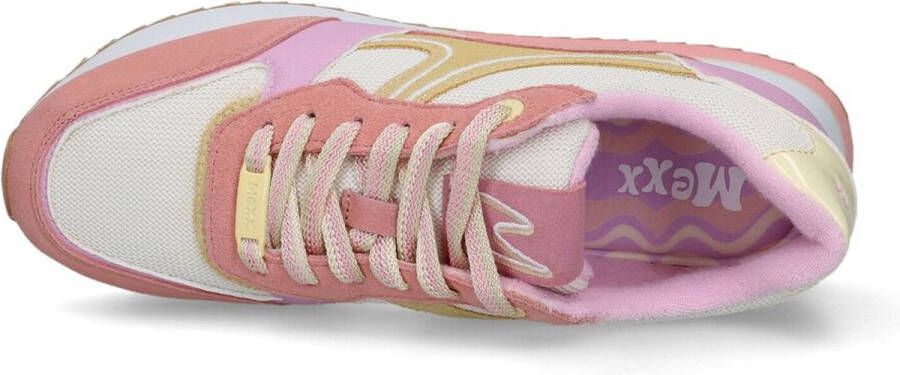 Mexx Dames Sneaker Lava Old Pink Off White MULTICOLOR