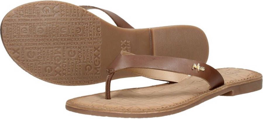 Mexx Grizzly Teenslippers cognac