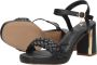 Mexx Heeled Sandalen Lewy Dames Zwart - Thumbnail 10