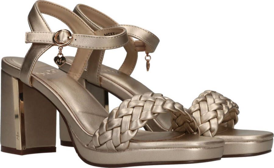 Mexx Heeled Sandalen Lewy Dames Goud