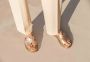 Mexx Sandalen Lotus Dames Goud - Thumbnail 3