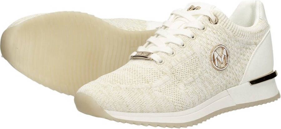 Mexx Sneaker Gitte Glitter Dames Off White