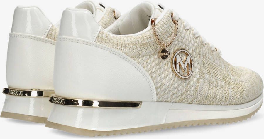 Mexx Sneaker Gitte Glitter Dames Off White