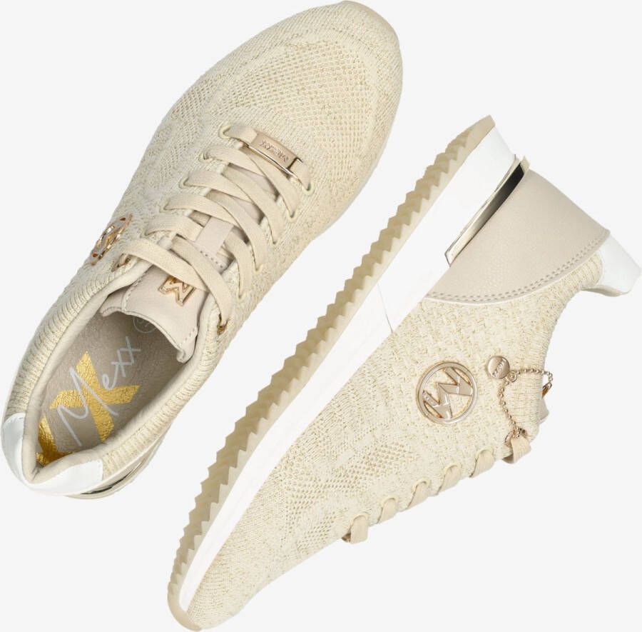 Mexx Sneaker Gitte Glitter Dames Zand