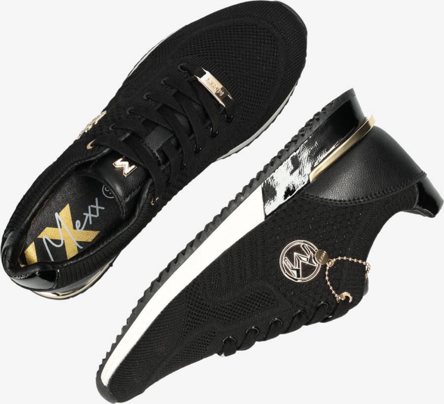 Mexx Sneaker Gitte Glitter Dames Zwart