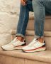 Mexx Sneaker Jamain White Navy Mannen Sneakers - Thumbnail 2