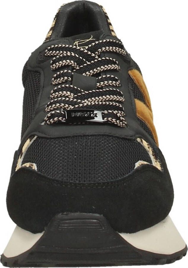 Mexx Sneaker Juju Dames Zwart Cognac