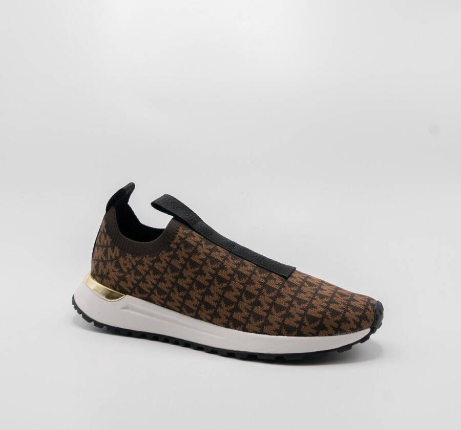 Michael Kors Bodie Slip On Dames Sneakers Bruin Schoenen