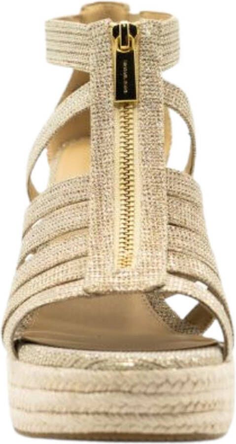 Michael Kors Dames Pumps Bradley Wedge Gold Goud