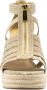 Michael Kors Dames Pumps Bradley Wedge Gold Goud - Thumbnail 3