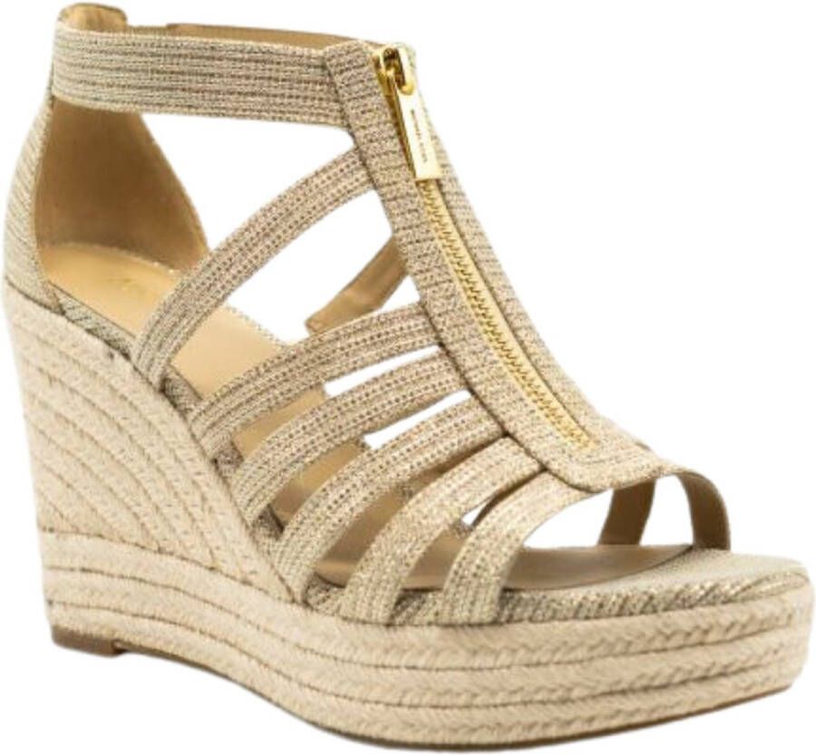 Michael Kors Dames Pumps Bradley Wedge Gold Goud