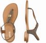 Michael Kors Mallory Thong Dames Sandalen Bruin - Thumbnail 5