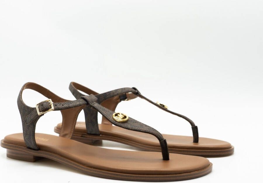 Michael Kors Mallory Thong Dames Sandalen Bruin