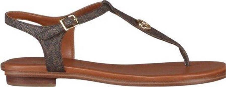 Michael Kors Mallory Thong Dames Sandalen Bruin