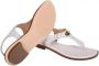 Michael Kors MK Plate Thong Dames Sandalen Vanilla - Thumbnail 6