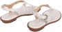 Michael Kors MK Plate Thong Dames Sandalen Vanilla - Thumbnail 7