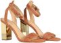 Michael Kors Petra Ankle Strap Dames Sandalen Luggage - Thumbnail 3