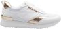 Michael Kors Allie Stride sneaker van canvas met leren details - Thumbnail 8