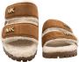 Michael Kors Stark Slide Dames Pantoffels Beige - Thumbnail 5