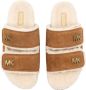 Michael Kors Stark Slide Dames Pantoffels Beige - Thumbnail 7