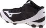 Mizuno Franchise 9 Mid Sportschoenen Korfbal Gras zwart wit - Thumbnail 13