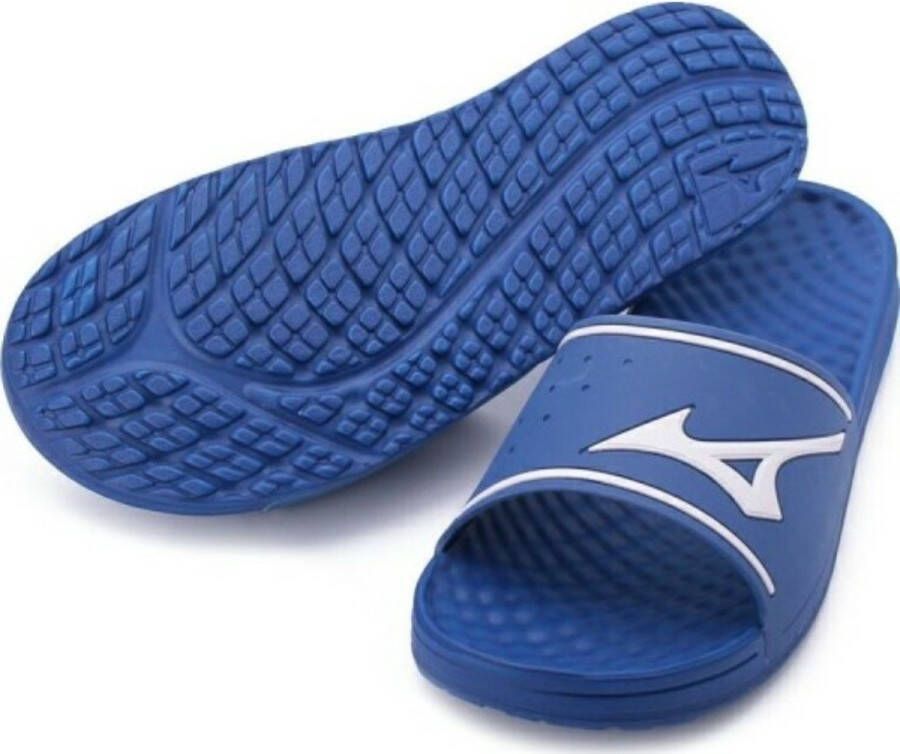 Mizuno slippers Relax Slide 2 Blauw met Wit logo (Maat: M 39 40 5)