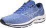 Mizuno Wave Inspire 18 Dames Sportschoenen Hardlopen Weg blauw wit - Thumbnail 8