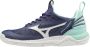 Mizuno Wave Luminous Sportschoenen Vrouwen donkerblauw lichtblauw wit - Thumbnail 2